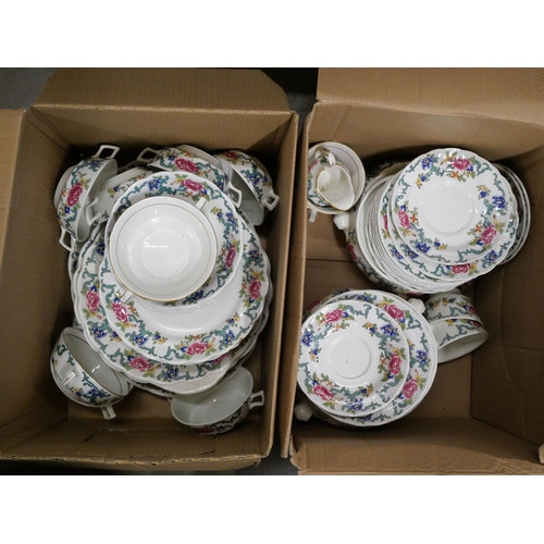 2336 - Two boxes of Floradora china **PLEASE NOTE THIS LOT IS NOT ELIGIBLE FOR IN-HOUSE POSTING AND PACKING... 