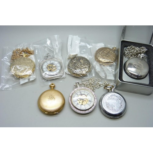 7179 - A collection of pocket watches