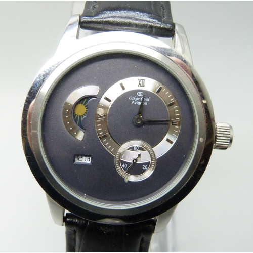 7194 - A gentleman's Oskar Eric Avignon automatic wristwatch