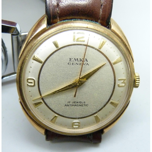 7208 - Five vintage wristwatches