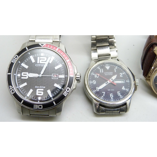 7215 - Four Citizen wristwatches