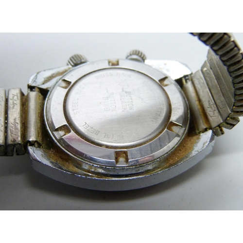 7219 - A Memostar alarm wristwatch