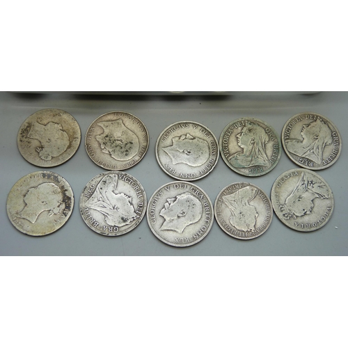 7239 - Coins; pre 1920 92.5% silver coins, over 1kg, (1013g)