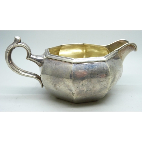 7276 - A 19th Century Russian silver jug, 143g