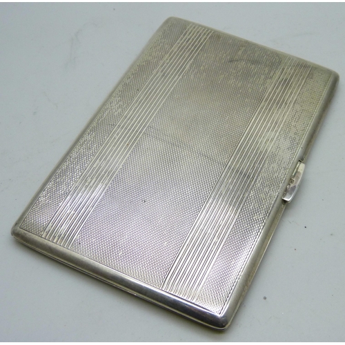 7278A - A silver cigarette case