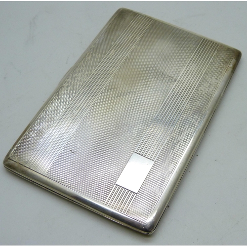 7278A - A silver cigarette case