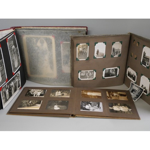 2144 - Three vintage photograph albums