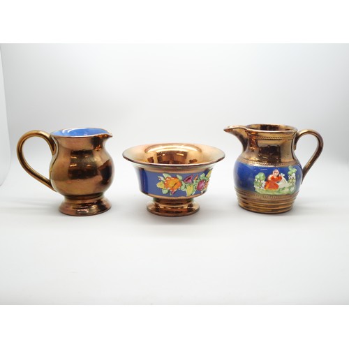 2130 - A collection of china including 19th Century lustreware and Indian Tree