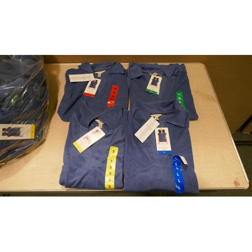 6181 - Original Weatherproof Vintage Womens Lounge polo shirts x 40 in blue
 Various sizes with tags (340) ... 