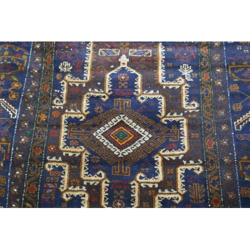 3017 - A handwoven Afghan Baluch tribal rug