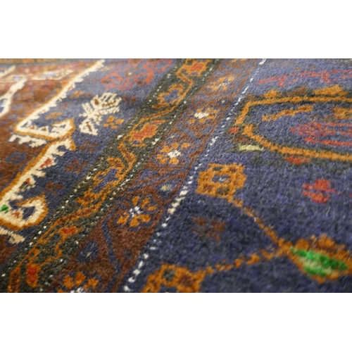 3017 - A handwoven Afghan Baluch tribal rug