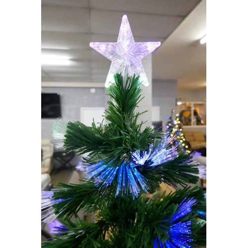 3093 - A 6ft Artificial Fibre Optic Christmas tree