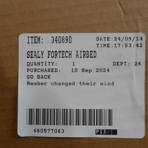 6238 - Sealy Fortech Airbed with Built In Pump (345-427) *This lot is subject to Vat