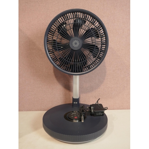 6239 - Meaco Air Circulator Fan and NSA Folding Stand Fan with remote and power lead   (345-220,253) *This ... 