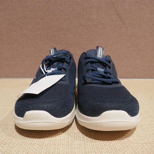 6153 - A pair of Ladies Skechers go walk joy Navy trainers with box, Size UK4 (345-755) *This lot is subjec... 