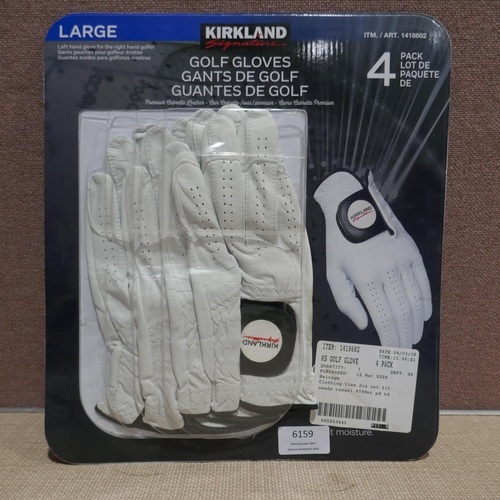 6159 - Eight Kirkland Signature golf gloves, mixed sizes (345-758) *This lot is subject to Vat