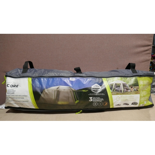 6183 - Core 10 Person Lighted Tent, Original RRP £249.99 + Vat  (345-257) *This lot is subject to Vat