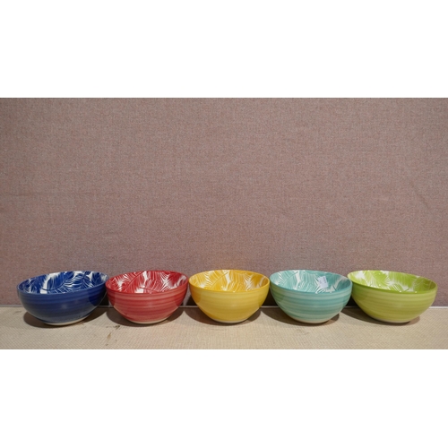 6207 - Tropical Bowl Set (345-466) *This lot is subject to Vat