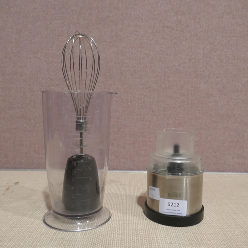 6212 - Braun Hand Blender (345-454) *This lot is subject to Vat