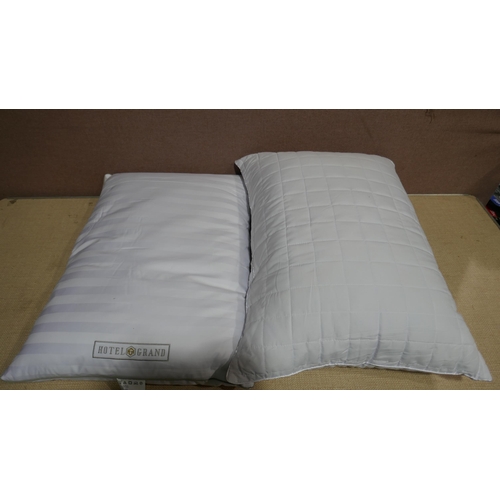 6215 - Hotel Grand Down Roll jumbo Pillows  (345-456) *This lot is subject to Vat