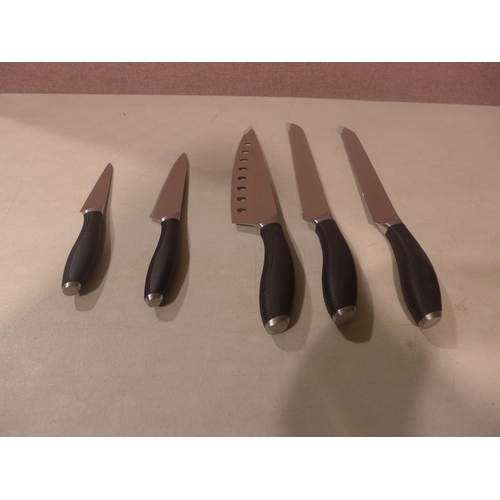 6063 - Circulon Knife Block with knives (345-451) *This lot is subject to Vat