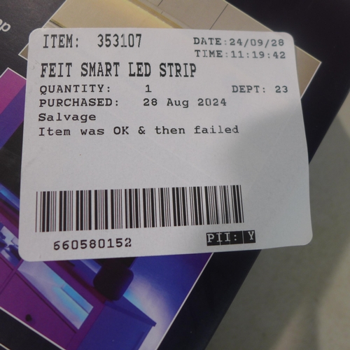 6080 - A quantity of Feit Smart Led Strip Lights (345-548-552) *This lot is subject to Vat