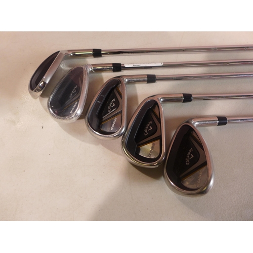 6098 - Five Callaway golf clubs (345-730) *This lot is subject to Vat