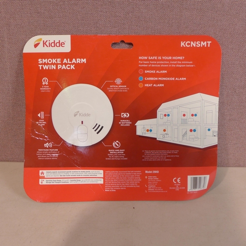 6127 - Kidde Smoke Alarm twin pack  (342-168) *This lot is subject to Vat