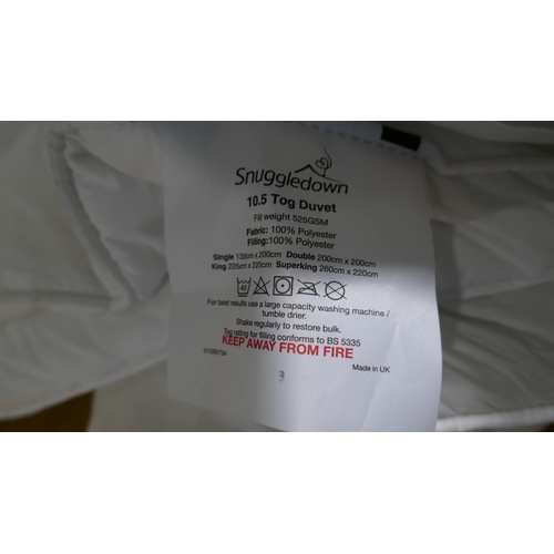 6041 - Snuggledown 10.5 Tog Single Duvet (342-210) *This lot is subject to Vat