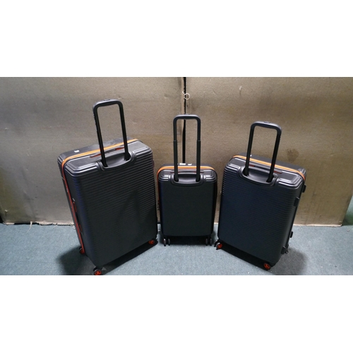 6022 - Superdry 3 piece Luggage Set  (342-49) *This lot is subject to Vat