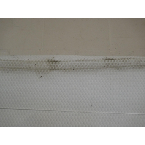 3261 - A double memory foam mattress, (transit marks)