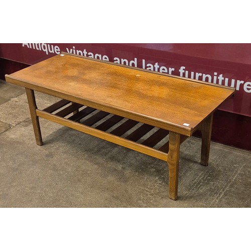 3 - A teak rectangular coffee table