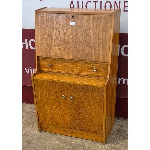 22 - A teak bureau