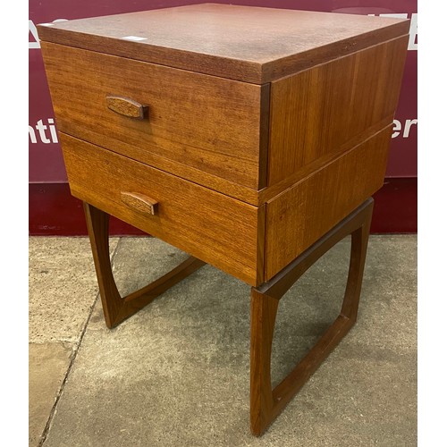 56 - A G-Plan Quadrille teak bedside chest