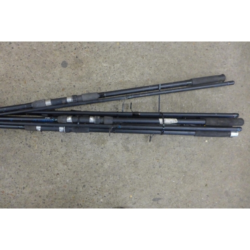 5149 - A quantity of 5 x 12 foot carp and pike fishing rods