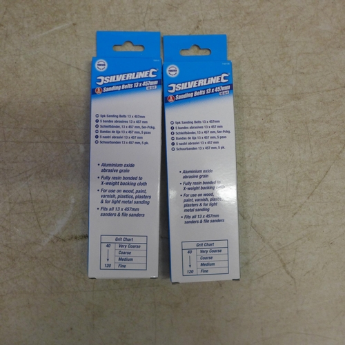 5007 - A Silverline power belt file, 13mm, boxed, unused