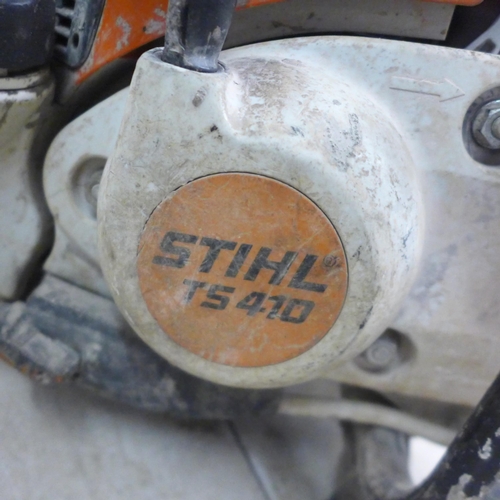 5009 - A Stihl TS410 petrol driven stone cut off saw