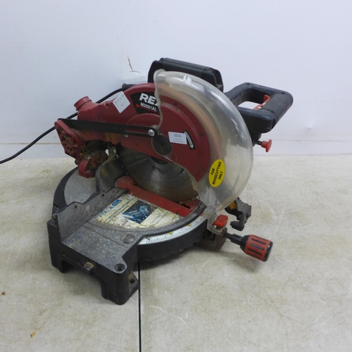 5016 - A Rexon M2501AL, 240V chop saw with guide laser