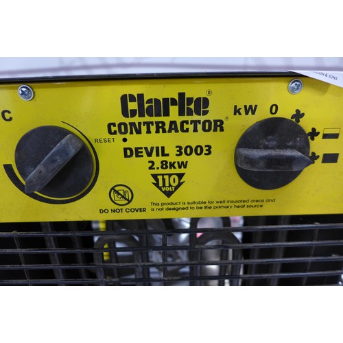 5003 - 2 Clarke Contractor Devil 3003, 110V heaters