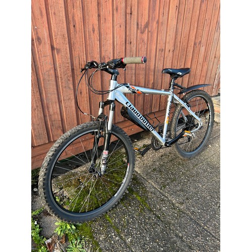 8158 - A Claud Butler Rock AL-6061 aluminium framed front suspension hardtail mountain bike  * Police repos... 