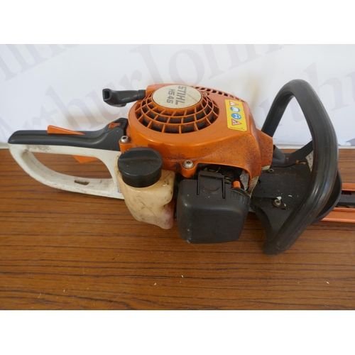 5140 - A Stihl H545 petrol driven hedge trimmer and an Efco petrol driven hedge trimmer