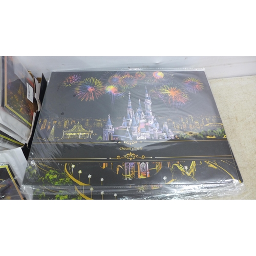 5043 - A quantity of Dream Castle and Postcard Scratch Arts/Crafts sets