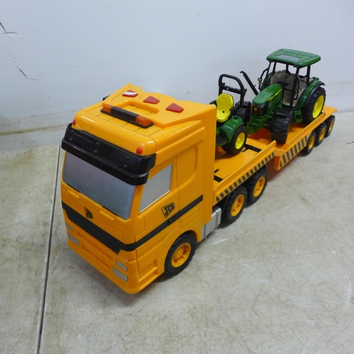 5044 - A large collection of assorted toy cars and action figures