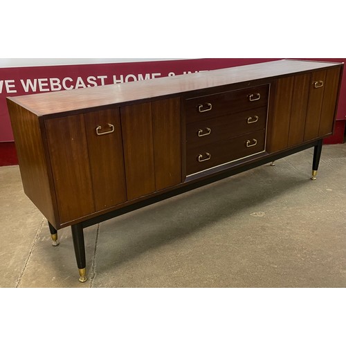 49 - A G-Plan Librenza tola wood and black sideboard