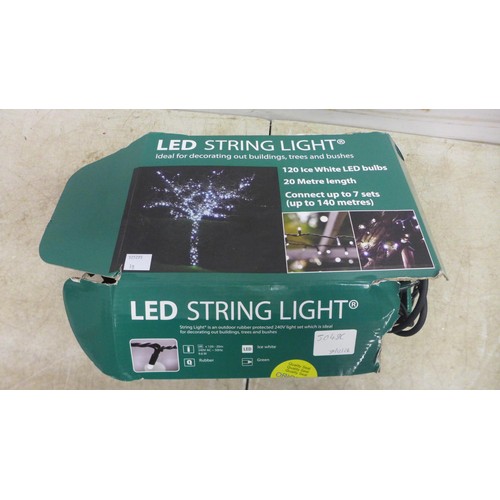 5048C - A quantity of Ice White LED string lights - boxed