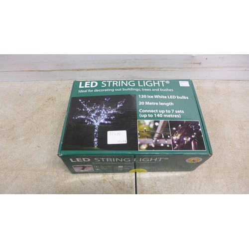 5048D - A quantity of Ice White LED string lights - boxed