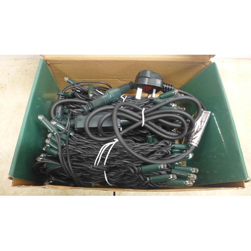 5048E - A quantity of Ice White LED string lights - boxed