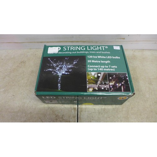 5048E - A quantity of Ice White LED string lights - boxed