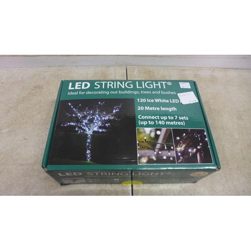 5048F - A quantity of Ice White LED string lights - boxed