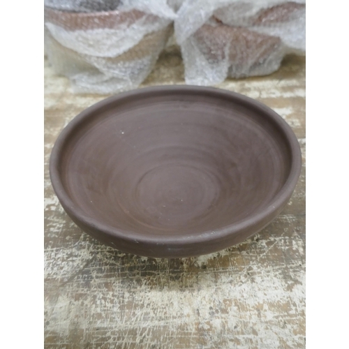 5144 - 8 terracotta bowls